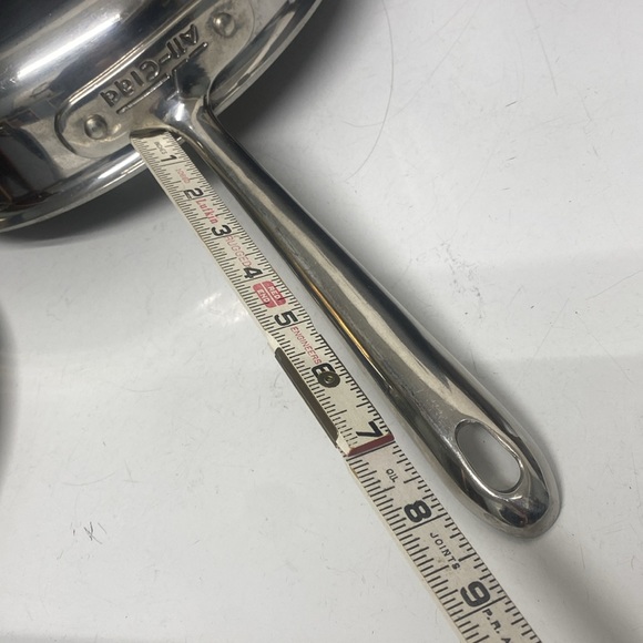 All Clad D3® Stainless Steel Saute Pan with Lid - Picture 14 of 17